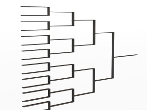 Tournament Bracket Modello 3D