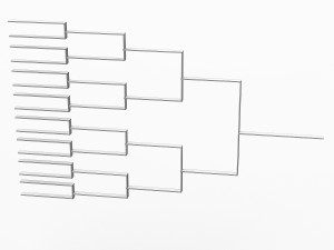 Tournament Bracket Modello 3D
