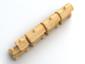 Toy Train 3D 모델
