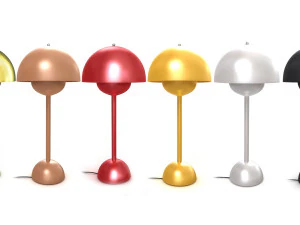 Candeeiro de mesa Tradi&ccedil;&atilde;o FlowerPot VP3 Modelo 3D