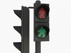 Traffic Lights 3D Model
