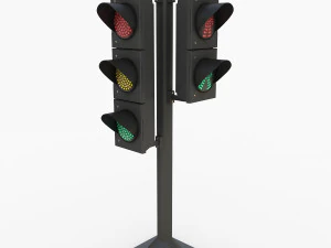 Traffic Lights 3D Model