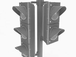 Traffic Lights 3D Model