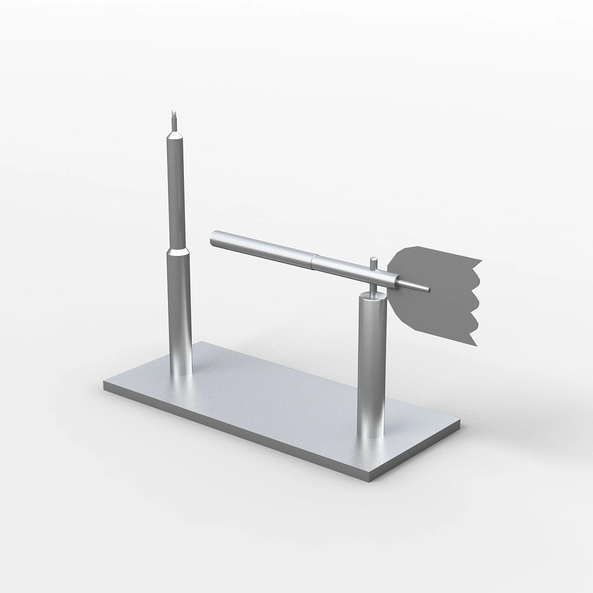 Tube Anemometer 3D Model .c4d .max .obj .3ds .fbx .stl .blend 
