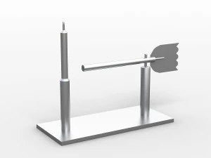 Tube Anemometer 3D Model