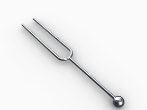 Diapas&atilde;o Modelo 3D