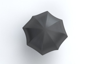 Umbrella Classic Open 3D Model