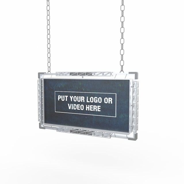 VIDEO BOARD 3D Model .c4d .max .obj .3ds .fbx .stl .blend 