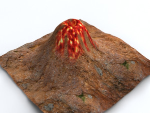 Volcano Modello 3D