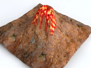 Volcano 3D Model