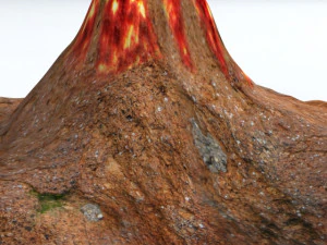 Volcano 3D Model