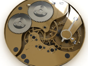 Watch Mechanism 3D Model