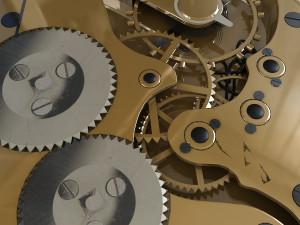 Watch Mechanism 3D Model