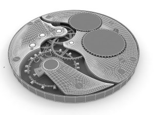Watch Mechanism 3D Model