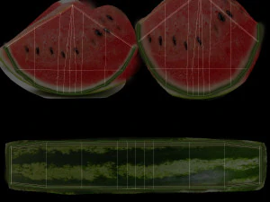Melancia Modelo 3D