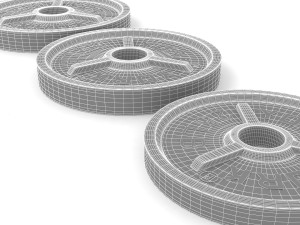 Gym Weight Plates 2 3Dモデル