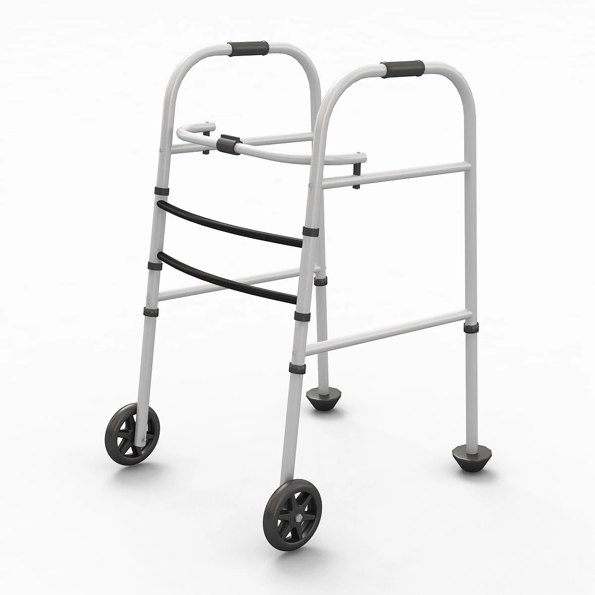 Wheeled Walker 3D Model .c4d .max .obj .3ds .fbx .stl .blend 