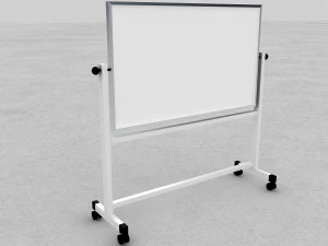 Whiteboard with stand 3D Model