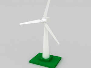 Wind Turbine 3D Model
