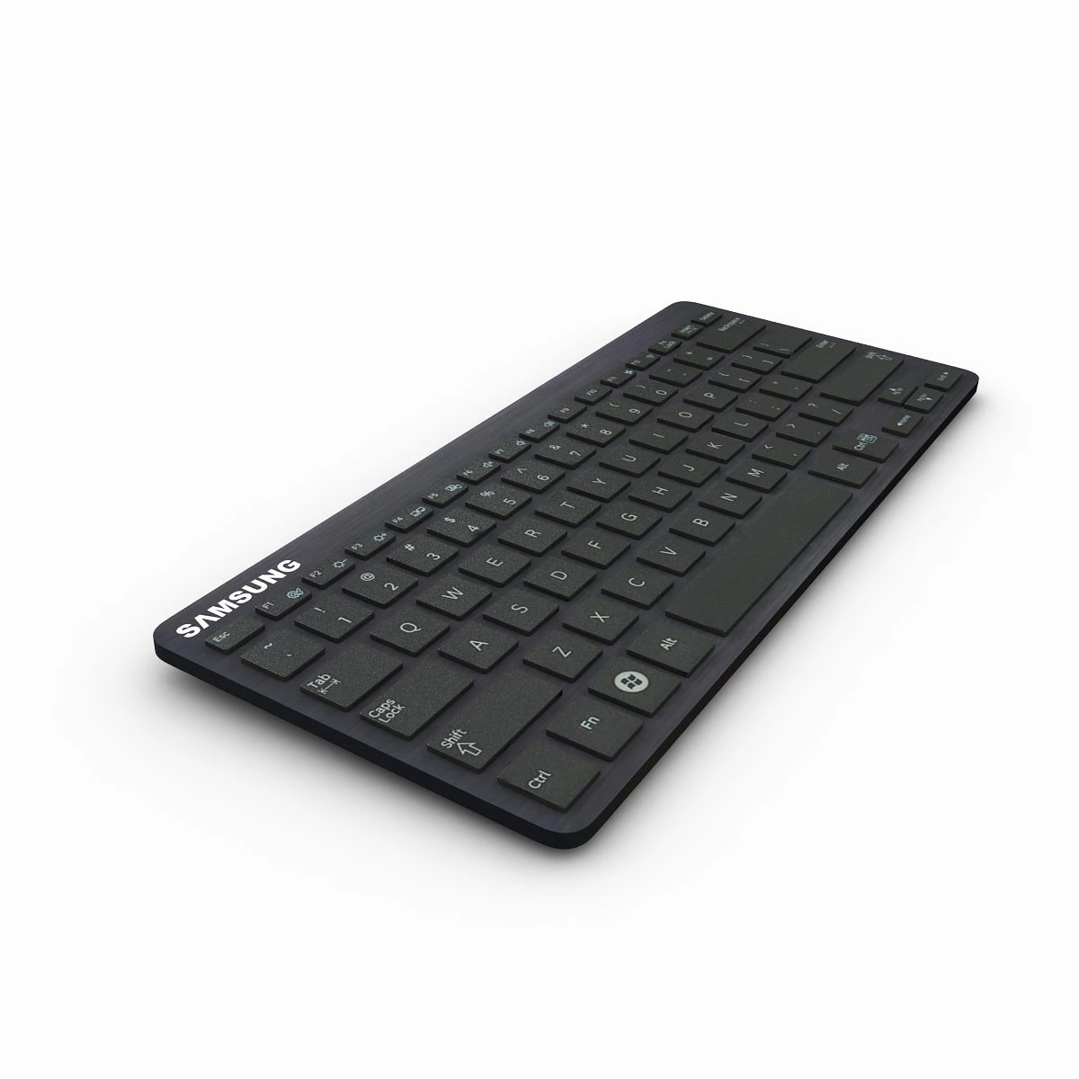 SAMSUNG WIRELESS KEYBOARD 3D Model .c4d .max .obj .3ds .fbx .stl .blend 