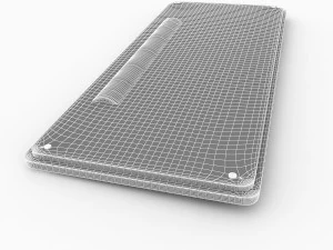 SAMSUNG WIRELESS KEYBOARD 3D Model