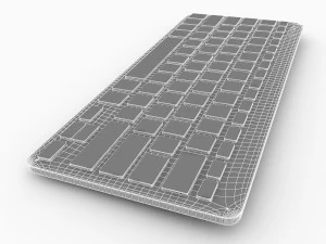 SAMSUNG WIRELESS KEYBOARD 3D Model