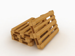 Wood Pallet v2 3D-Modell