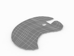 Wooden Artist Palette 3Dモデル
