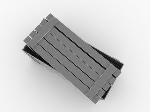 Wooden Crate Modèle 3D