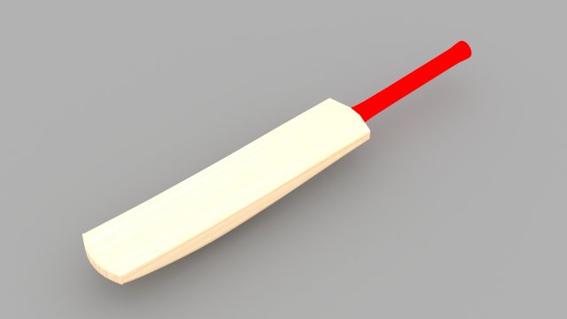 Cricket Bat Modelo 3D .c4d .max .obj .3ds .fbx .stl .blend 