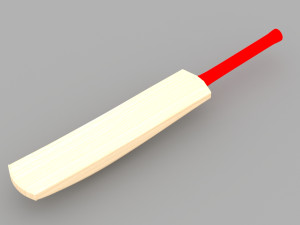 Cricket Bat 3D Model