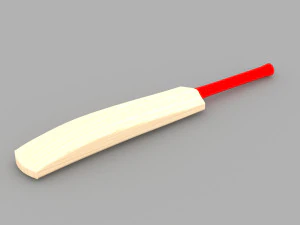 Bast&atilde;o de cr&iacute;quete Modelo 3D