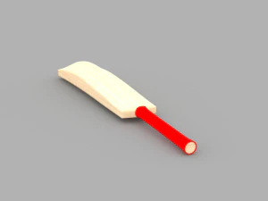 Bast&atilde;o de cr&iacute;quete Modelo 3D