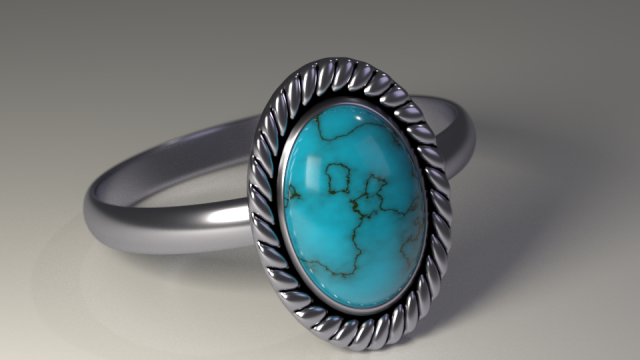 ring 3D Model .c4d .max .obj .3ds .fbx .stl .blend 