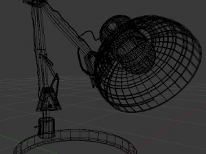 red lamp Modello 3D