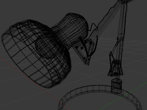 red lamp Modello 3D