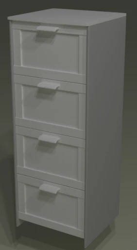drawer 3D Model .c4d .max .obj .3ds .fbx .stl .blend