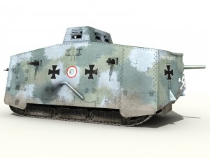 a7v tank 3D Model