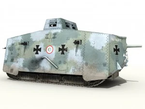 a7v tank 3D Model