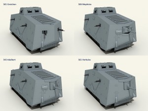 a7v tank 3D Model