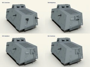 a7v tank 3D Model