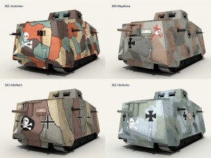 a7v tank 3D Model