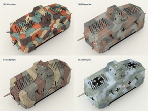 a7v tank 3D Model