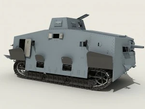 a7v tank 3D Model
