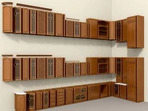 kitchen set 01 3D Model