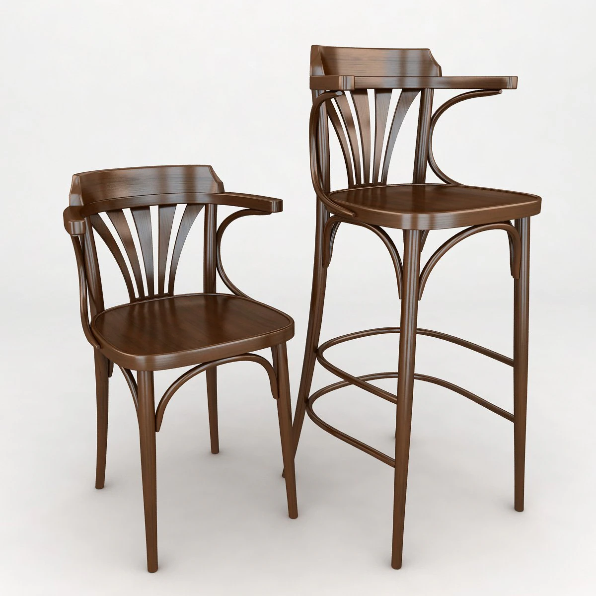 k10 vienna armchair 3D Model .c4d .max .obj .3ds .fbx .stl .blend