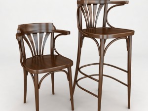 k10 vienna armchair 3D Model