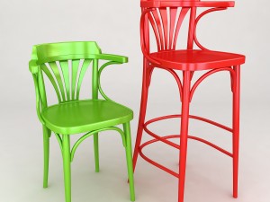 k10 vienna armchair Model 3D
