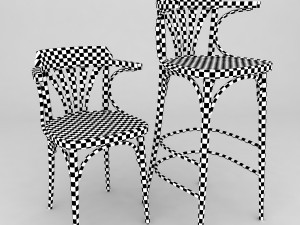 k10 vienna armchair Model 3D