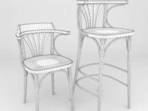 k10 vienna armchair 3D Model